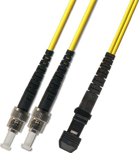 100M - Singlemode Duplex Fiber Optic Cable (9/125) - ST to MTRJ