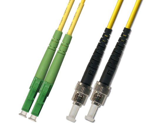 1M - Singlemode Duplex Fiber Optic Cable (9/125) - LC/APC to ST/UPC