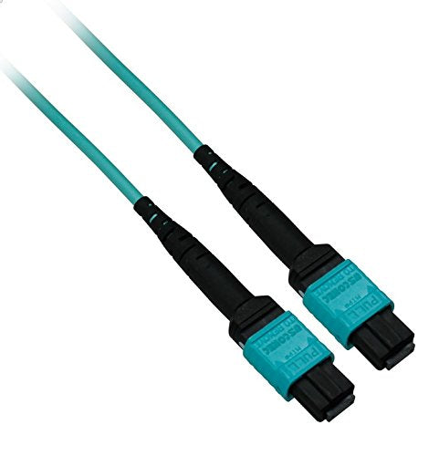 Ultra Spec - MTP 100Gb 50/125 OM4 Multimode Fiber Optic Cable Plenum (OFNP) 24 Fiber - 15 Meter Female to Female Type B