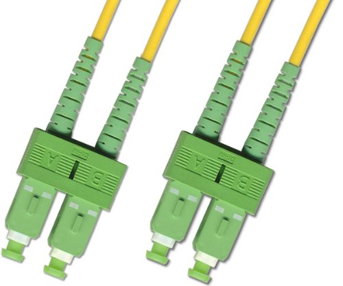 150M Singlemode Duplex Fiber Optic Cable (9/125) - SC/APC to SC/APC