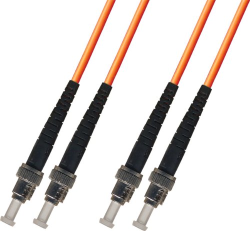 15M Multimode Duplex Fiber Optic Cable (62.5/125) - ST to ST