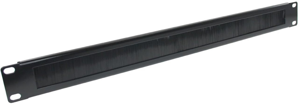 RiteAV - Rackmount Horizontal Cable Organizer, 19 Inch, 1U with Brush Strip