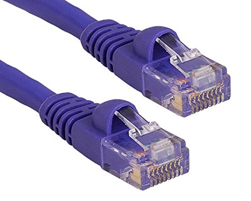 RiteAV - Cat6 Network Ethernet Cable - Purple - 25ft (Certified Fluke Tested)