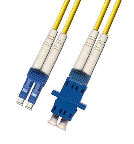 RiteAV LC Male - LC Female 9/125 Duplex Fiber Optic Cable Adapter 1ft Singlemode