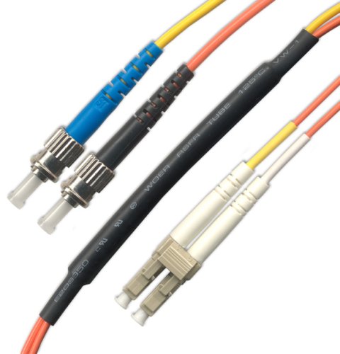 1M ST/LC Mode Conditioning (ST Side) Fiber Optic Cable (9/125-62.5/125)