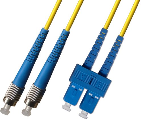 15M - Singlemode Duplex Fiber Optic Cable (9/125) - FC to SC