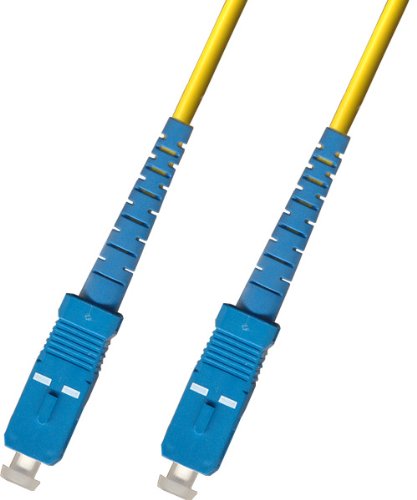 18 Meter OS2 Singlemode Duplex Fiber Optic Cable (9/125) - SC to SC - Yellow