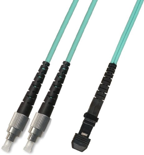 100M - 10 Gigabit (10Gb) OM3 Duplex Fiber Optic Cable (50/125) - FC to MTRJ