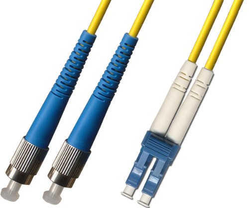 250M FC to LC Singlemode Duplex Fiber Optic Cable (9/125)