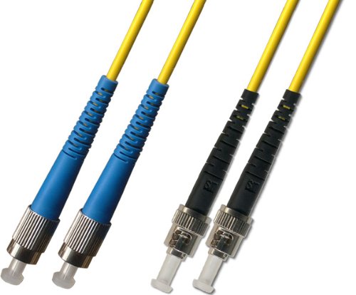 1ft FC to ST Singlemode Duplex Fiber Optic Cable (9/125) 0.3M Meter