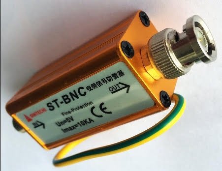 RiteAV - Coaxial BNC/CCTV Surge Protector (Shielded) for Thunder & Lightning Protection (Male to Female)