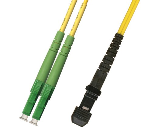 2M - Singlemode Duplex Fiber Optic Cable (9/125) - LC/APC to MTRJ/APC