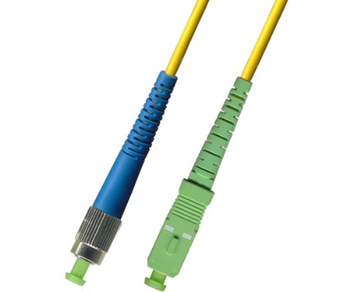 1M Singlemode SIMPLEX Fiber Optic Cable (9/125) - FC/UPC to SC/APC