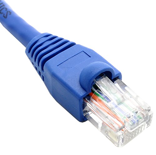 14 Feet Cat6 Ethernet Network Patch Cables Blue RJ45 m/m (10 Pack)