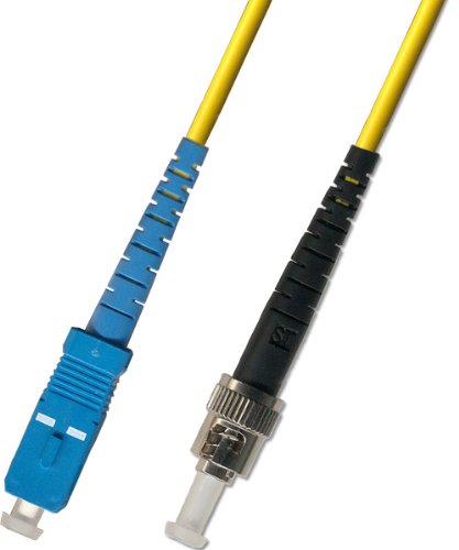 1M - Singlemode Simplex Fiber Optic Cable (9/125) - SC to ST