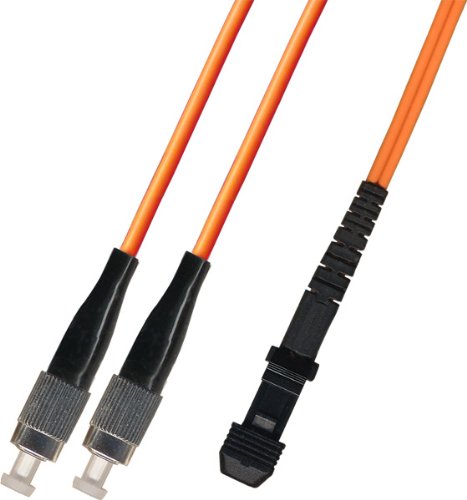 15M Multimode Duplex Fiber Optic Cable (62.5/125) - FC to MTRJ