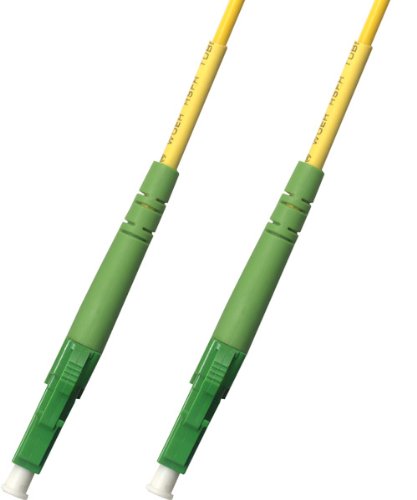 15M Singlemode Simplex Fiber Optic Cable (9/125) - LC/APC to LC/APC