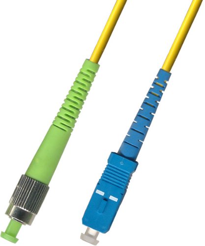 1M Singlemode SIMPLEX Fiber Optic Cable (9/125) - FC/APC to SC/UPC