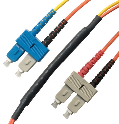 1 Meter SC/SC Mode Conditioning Fiber Optic Cable (9/125-62.5/125)