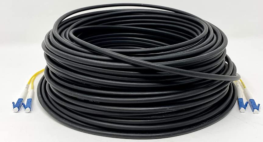 RiteAV - Direct Burial/Outdoor LC-LC 2-Strand Fiber Optic Cable - Singlemode (9/125) - 150M (492ft)