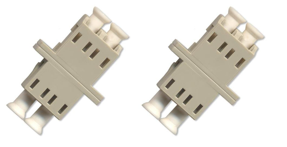 RiteAV (2 Pack) Fiber Optic Adapter Coupler Lc to Lc Multimode Duplex