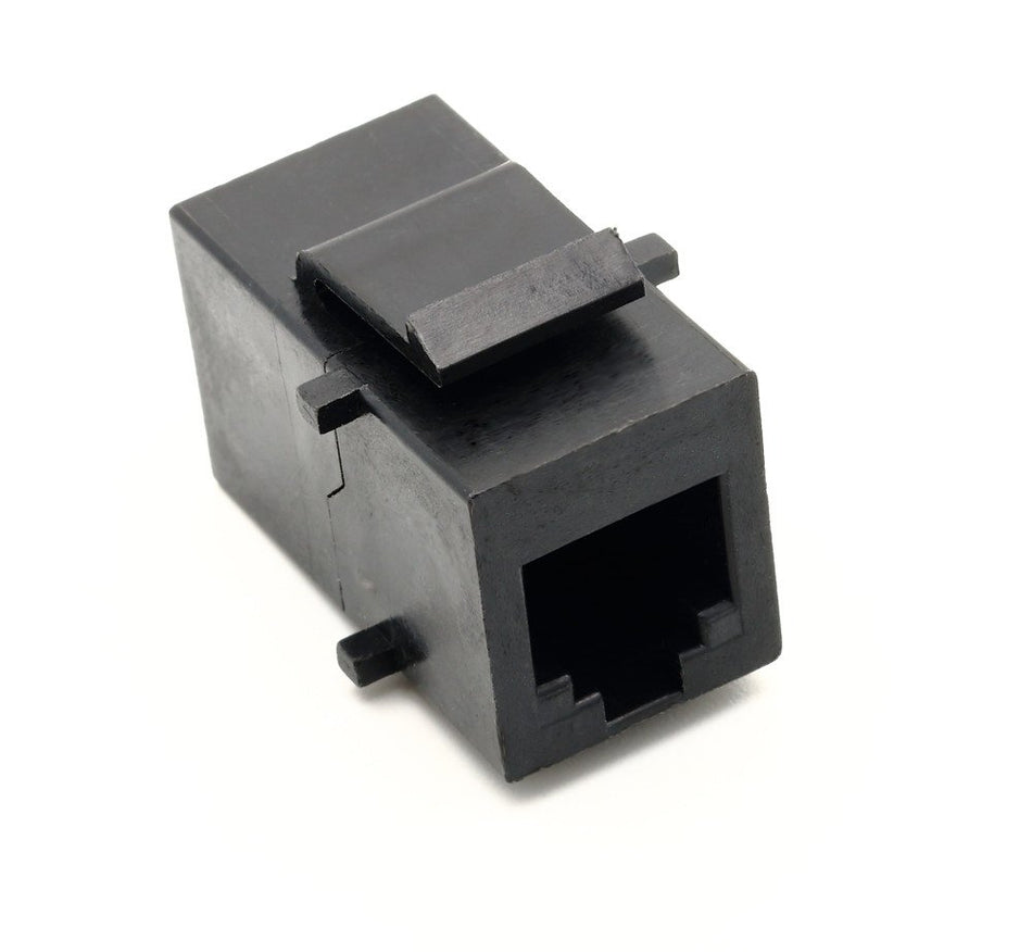 RiteAV Black RJ11/RJ12 Phone Keystone Jack Female to Female