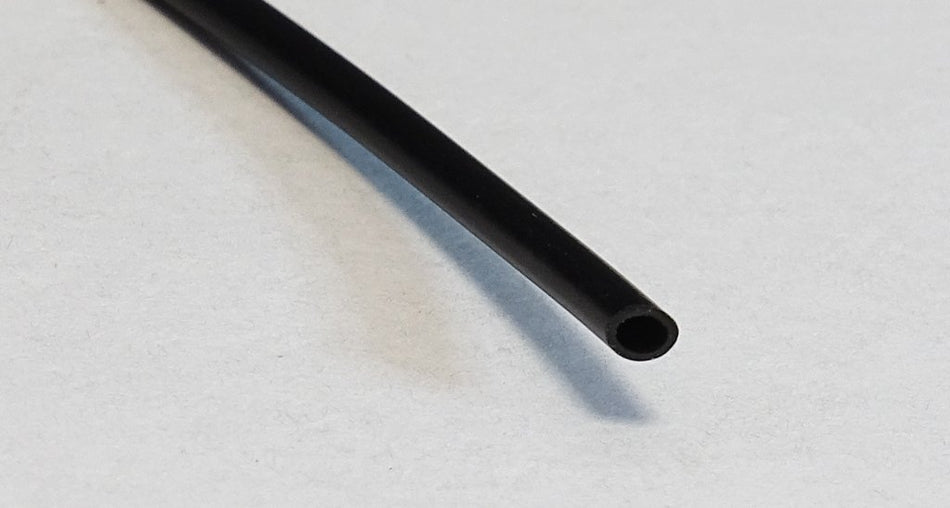 RiteAV 10M 2mm Black Fiber Optic Cable Bulk Raw Furcation Tubing Jacketing
