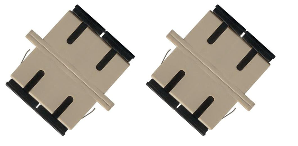 RiteAV (2 Pack) Fiber Optic Adapter Coupler SC to SC Multimode Duplex