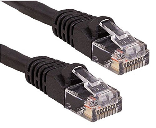 RiteAV - Cat6 Network Ethernet Cable - Black - 10ft (Certified Fluke Tested)