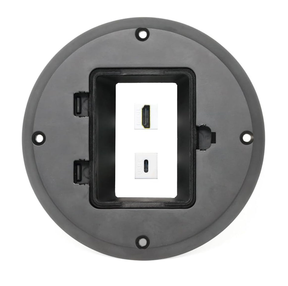 RiteAV HDMI USBC Floor Box [Black]