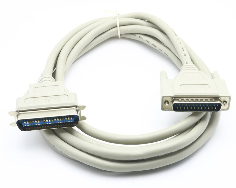 RiteAV 10ft Parallel Printer Cable IEEE1284 36 PIN Centronics CN36 DB25 Male