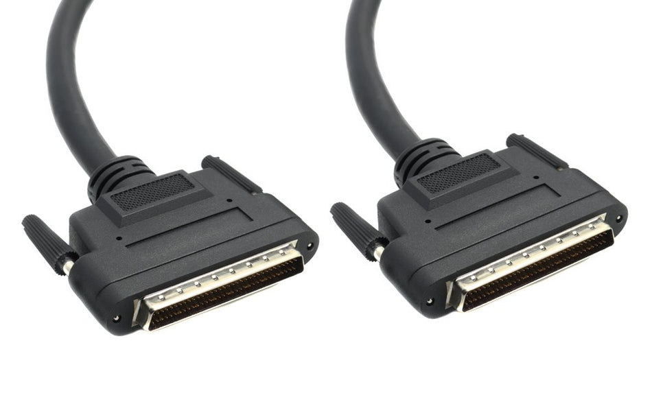 RiteAV 6ft LVD M/M HPDB68 SCSI Male to Male Cable - Black