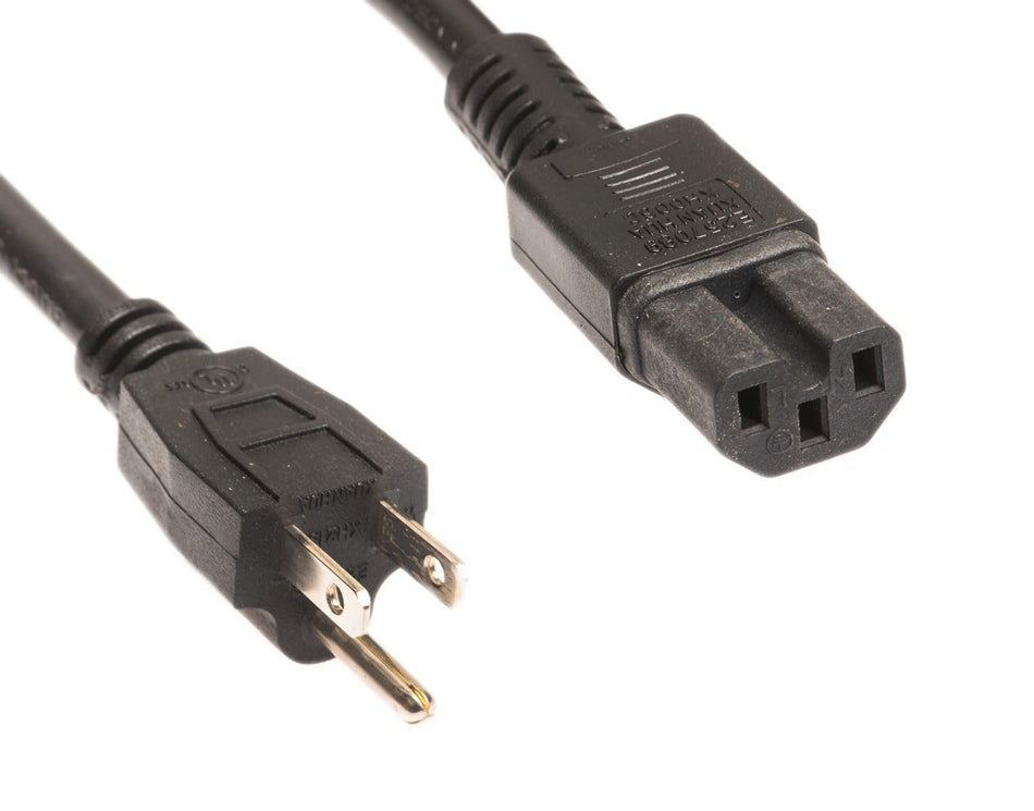 RiteAV - Gas Range Power Cord for Wolf GR304, Black (15 Feet)