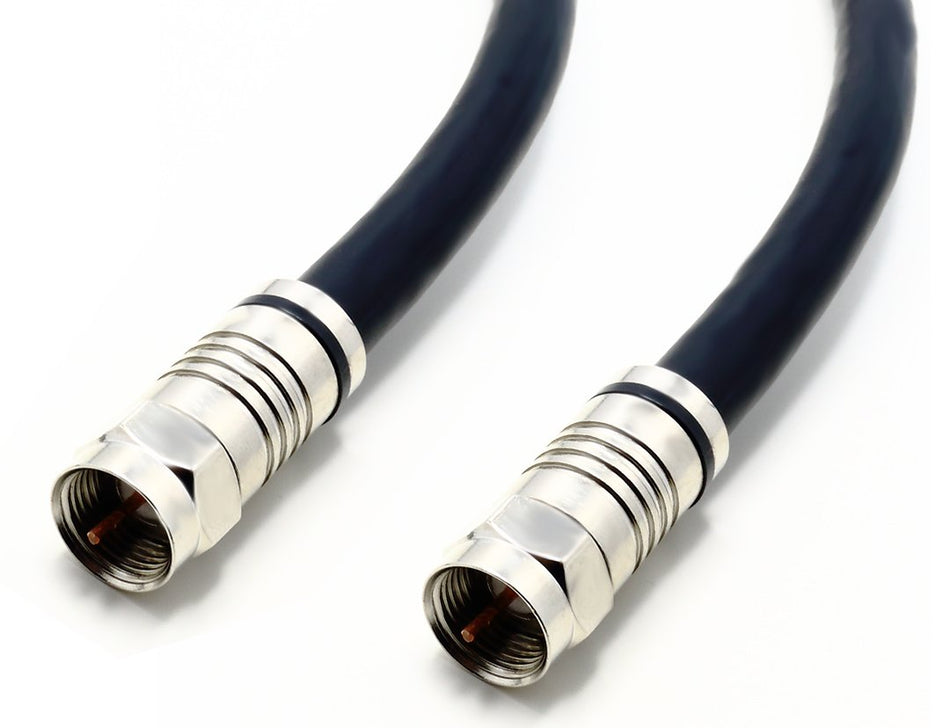 RiteAV 75FT RG6 Outdoor Direct Burial Coax Solid Copper Cable TV 4.5GHz Satellite