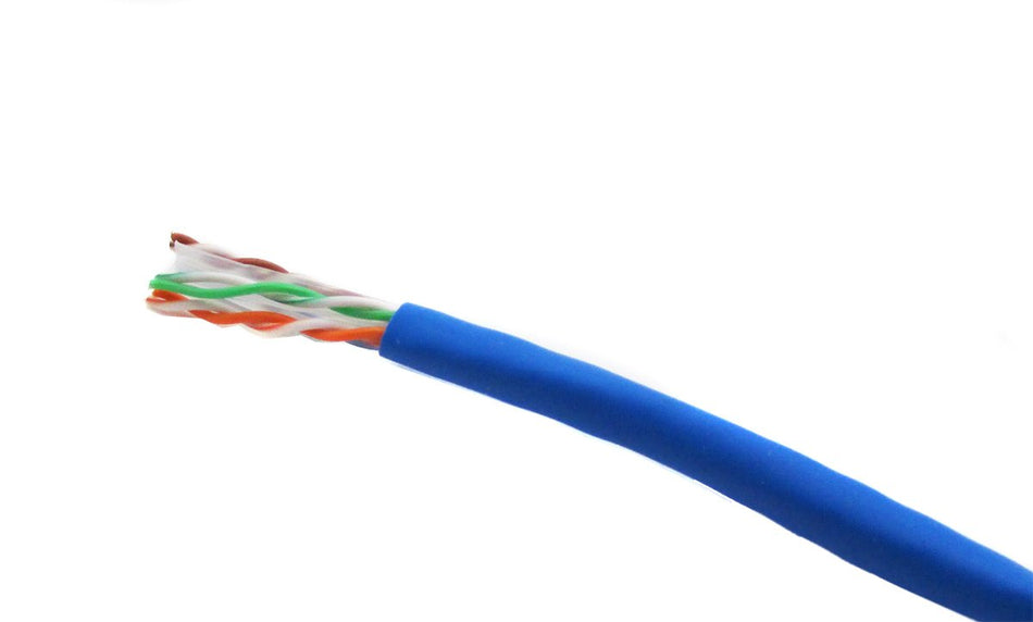 RiteAV 900FT (274.4M) Bulk Raw CAT5e Ethernet Cable (No Ends) - Blue