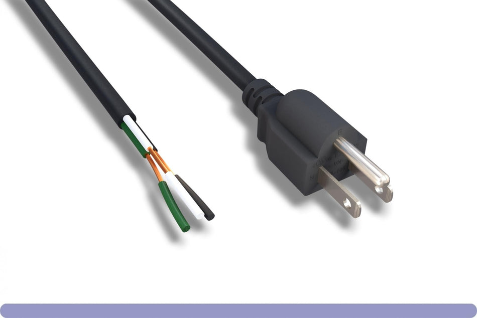 RiteAV - 14 AWG NEMA 5-15P Pigtail (Heavy Duty Appliance and Power Tool Cord) 6 Feet