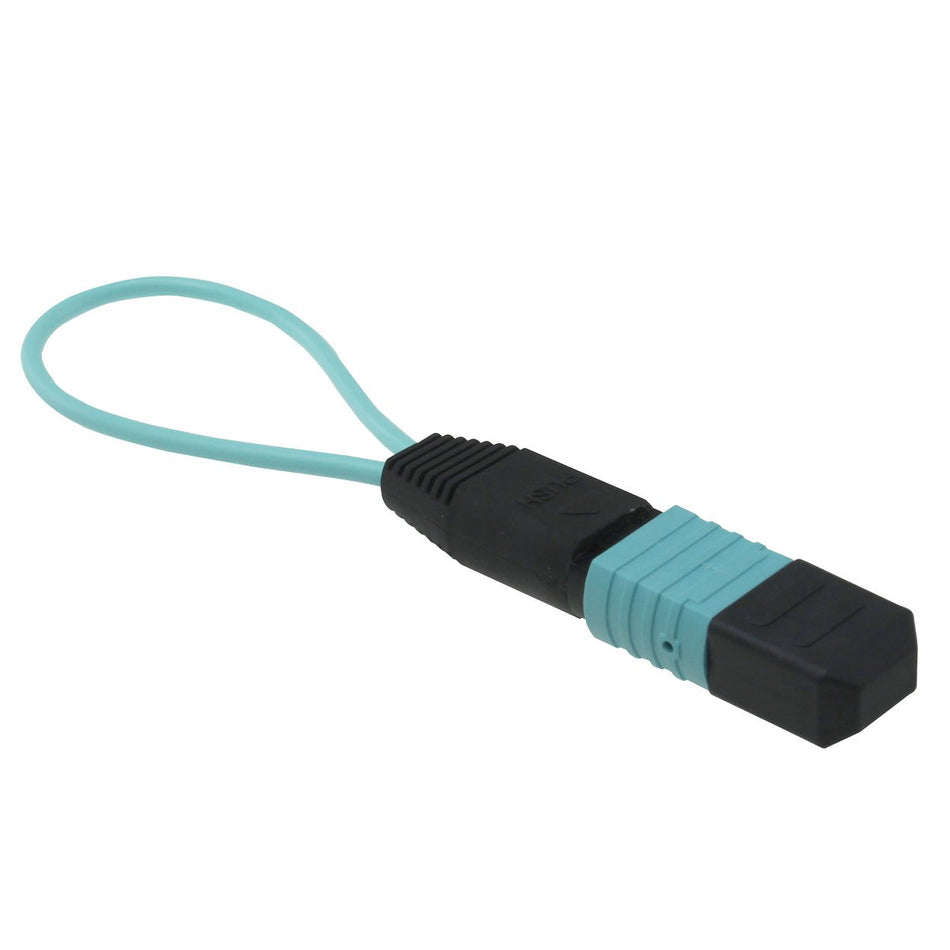 RiteAV - MPO/MTP Loopback Test Cable - Multimode (OM2 OM3 OM4) 10GB 40GB 100GB - 1 Pack
