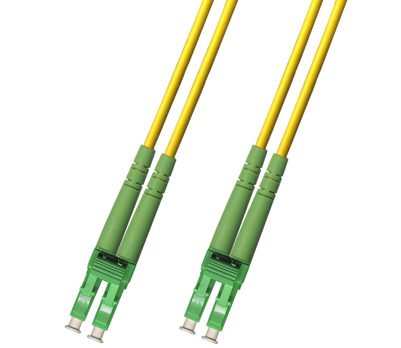 0.3M (1ft) Singlemode Duplex Fiber Optic Cable (9/125) - LC/APC to LC/APC