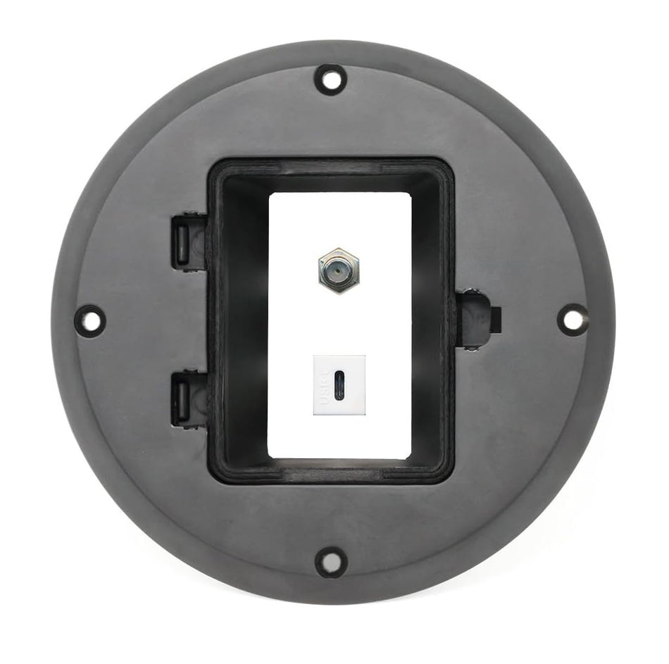 RiteAV Coax USBC Floor Box [Black]