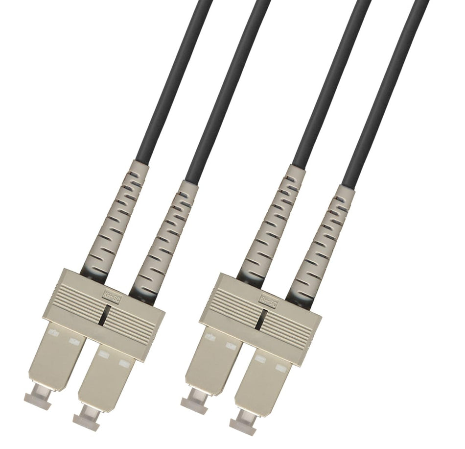 RiteAV 75M (246ft) SC-SC Outdoor Armored Fiber Optic Cable Duplex Multimode 50/125 Jumper 75 Meter Patch Cord