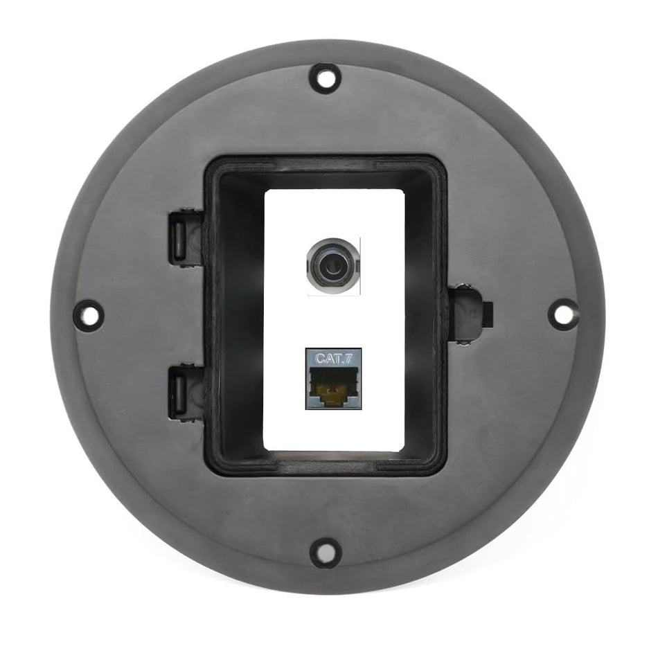 RiteAV 3.5mm CAT7 Floor Box [Black]