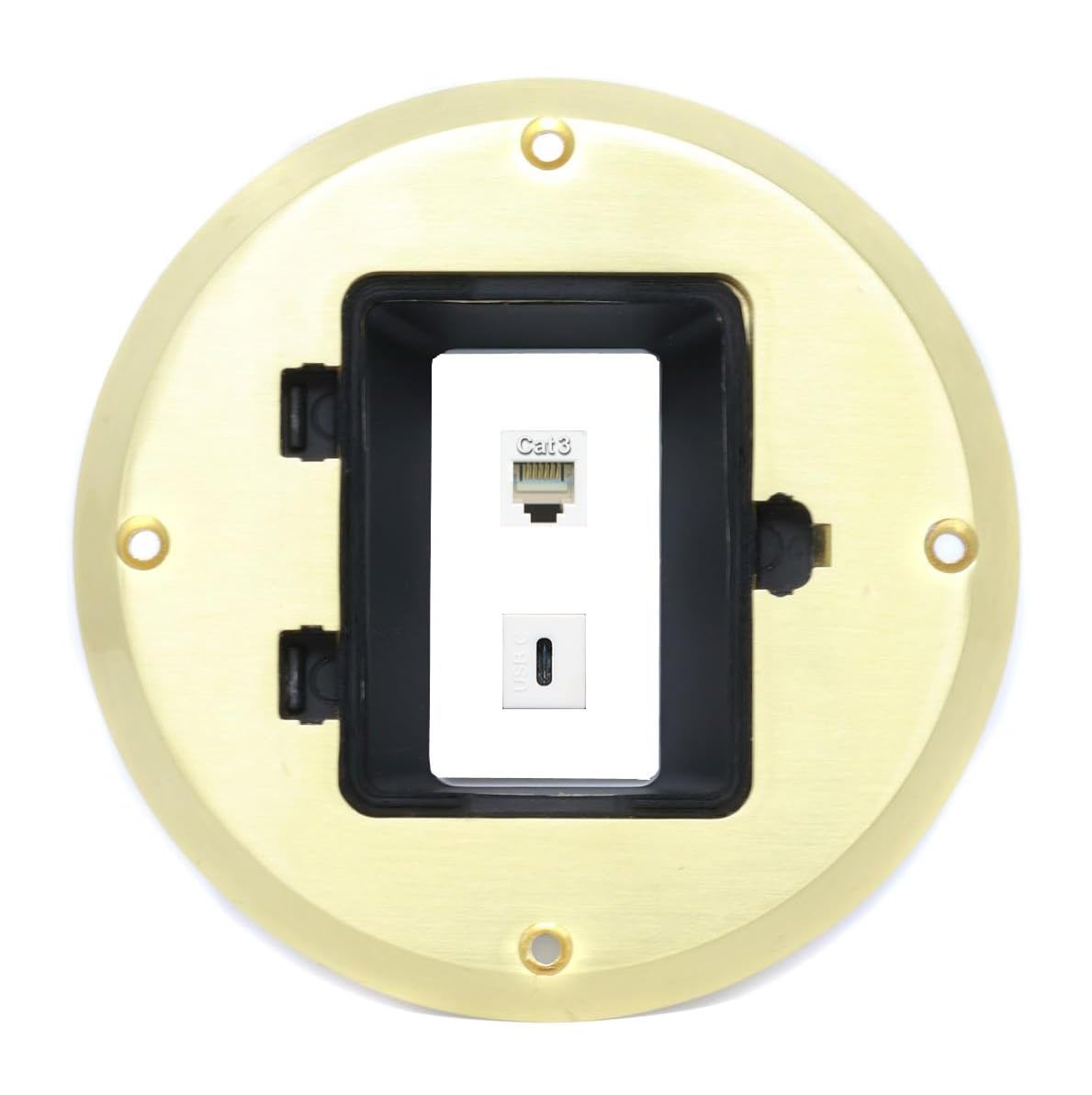 RiteAV Phone USBC Floor Box [Gold-Brass]