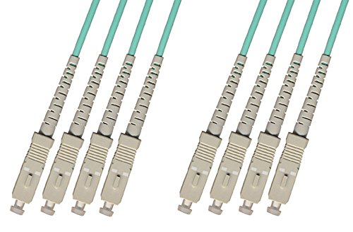 RiteAV - Direct Burial/Outdoor SC-SC 4-Strand Fiber Optic Cable - 10Gb Multimode (50/125) - 75M