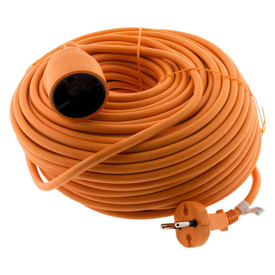 RiteAV - Förlängningssladd, Orange, 40 m