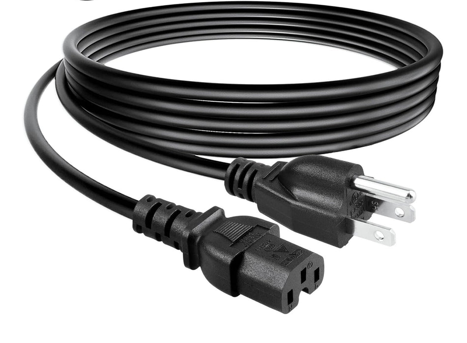 RiteAV - Heavy Duty Power Cord - 4 Feet - Black | NEMA 5-15P to IEC 60320 C15, 14AWG, 15A, SJT, 125V