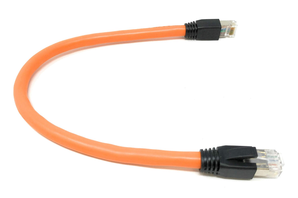 RiteAV - Cat8 Network Ethernet Cable - Orange - 15ft