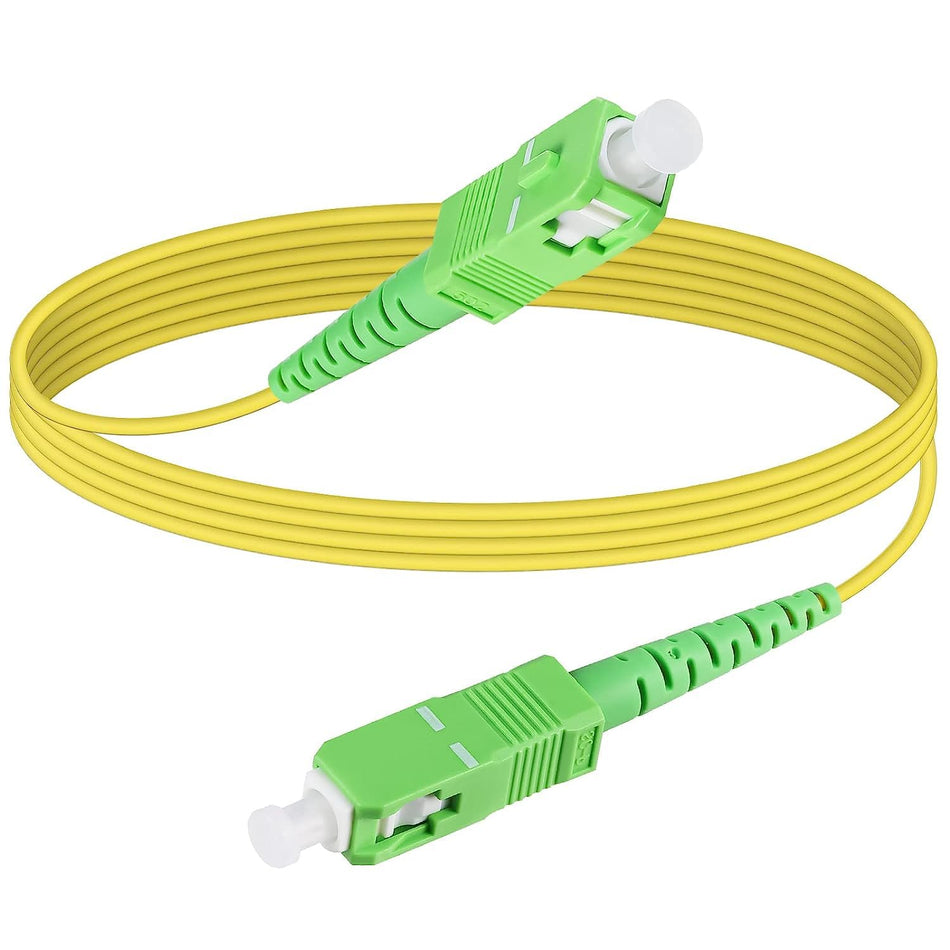 2M - Singlemode Simplex Fiber Optic Cable (9/125) - SC/APC to SC/APC