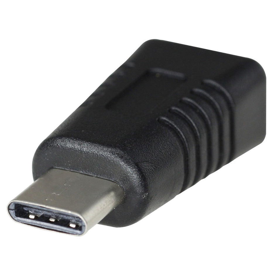 RiteAV - (USB C 3.1) Male Type to Micro-USB B Female Adapter (USB 2.0) (2 Pack)