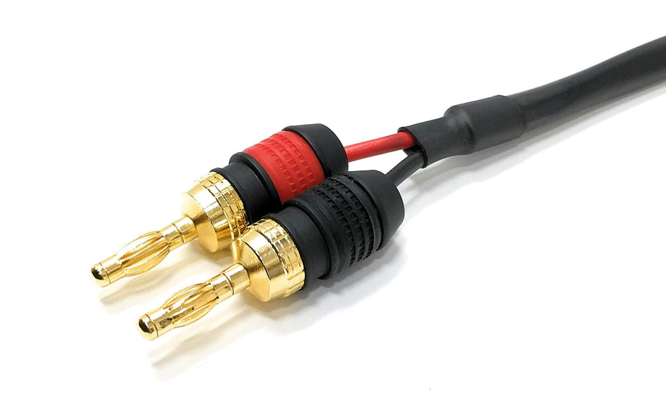 RiteAV - 14 AWG 250-Feet Direct Burial Speaker and Lighting Wire (2 Channel, Pure Oxygen Free Copper, High Strand Count) (Now with Banana Plugs Pre-Installed)