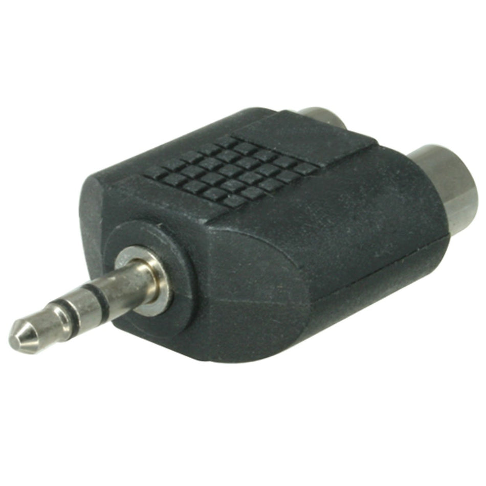 RiteAV - 3.5mm Male to RCA Stereo Female Adapter Cable (Y-Cable) - 1 inch